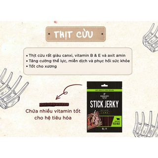 Bowwow- Thịt cừu que cho chó 500gr