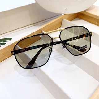 KÍNH NAM VUÔNG PHÂN CỰC ĐỔI MÀU ĐI NGÀY ĐÊM GUCI 5023 TẶNG HỘP