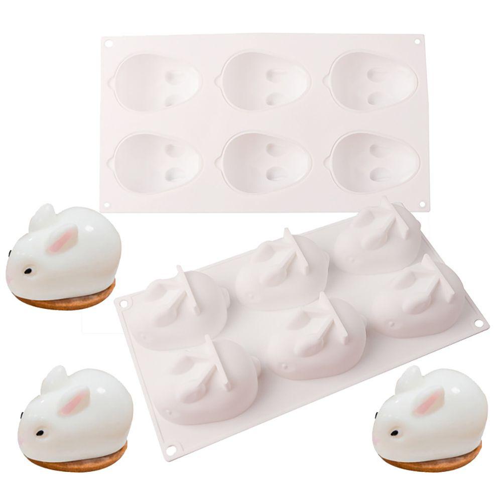 KRNY Khuôn Silicone Làm Bánh 6 Ngăn An Toàn