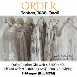 Order quần áo Quảng Châu [HCM]
