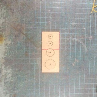 Tool hỗ trợ chuyên dụng làm đồ da thủ công, dụng cụ hỗ trợ lấy dấu cách đều gập mép da