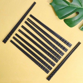 🏵️FREESHIP🏵️ Combo 5 Vỉ 10 đôi đũa đen xoắn kháng khuẩn (LOẠI ĐEN XOẮN)