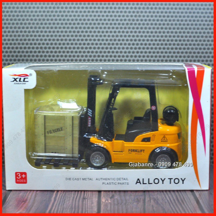 Mô Hình Xe Nâng Forklift Cỡ Trung - Xlc - Vàng - 9950.4