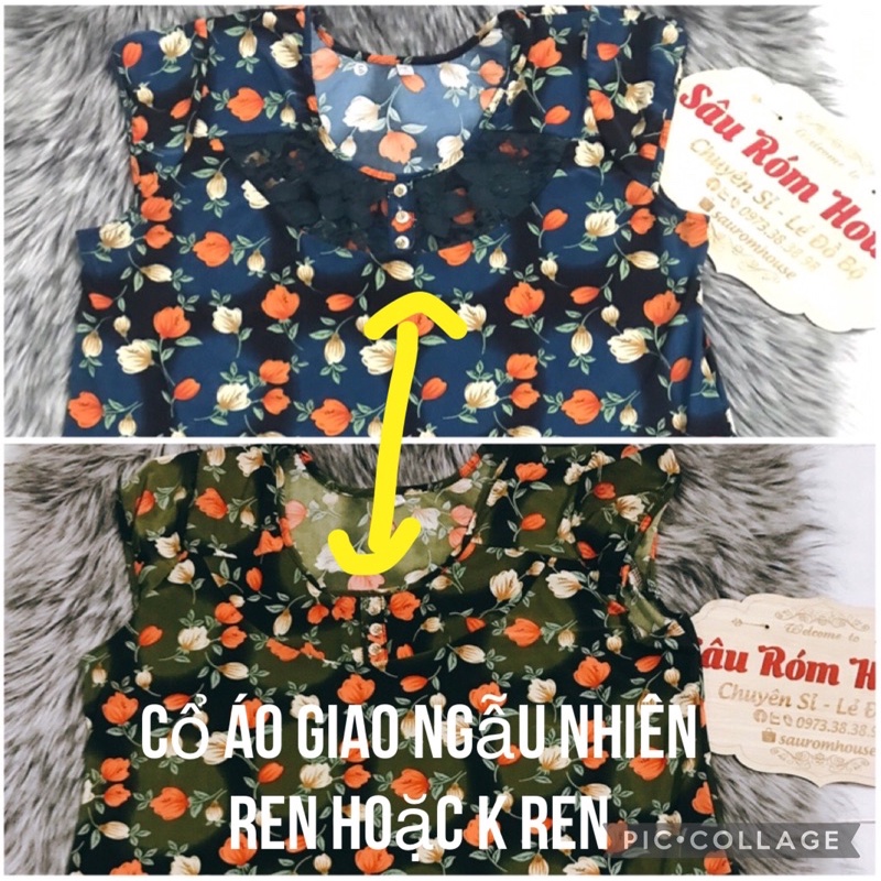 [65-75kg] PHẦN 1 - Đồ Bộ mặc nhà thun lạnh quần lửng size 6 (đại)