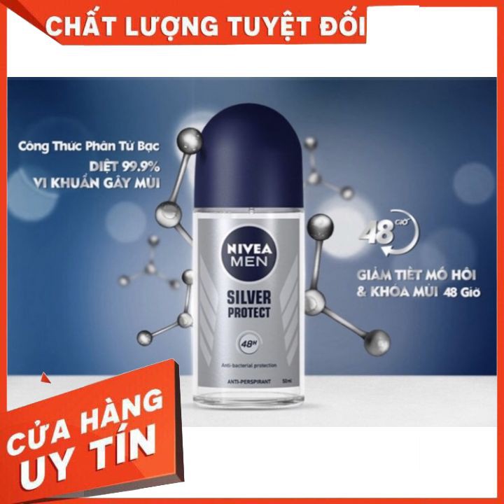 [chính hãng] Lăn Khử Mùi Nam Nivea Men 50ml đủ loại dành cho nam giới  khử mùi giảm tiết mồ hôi  mùi thơm mạnh mẽ