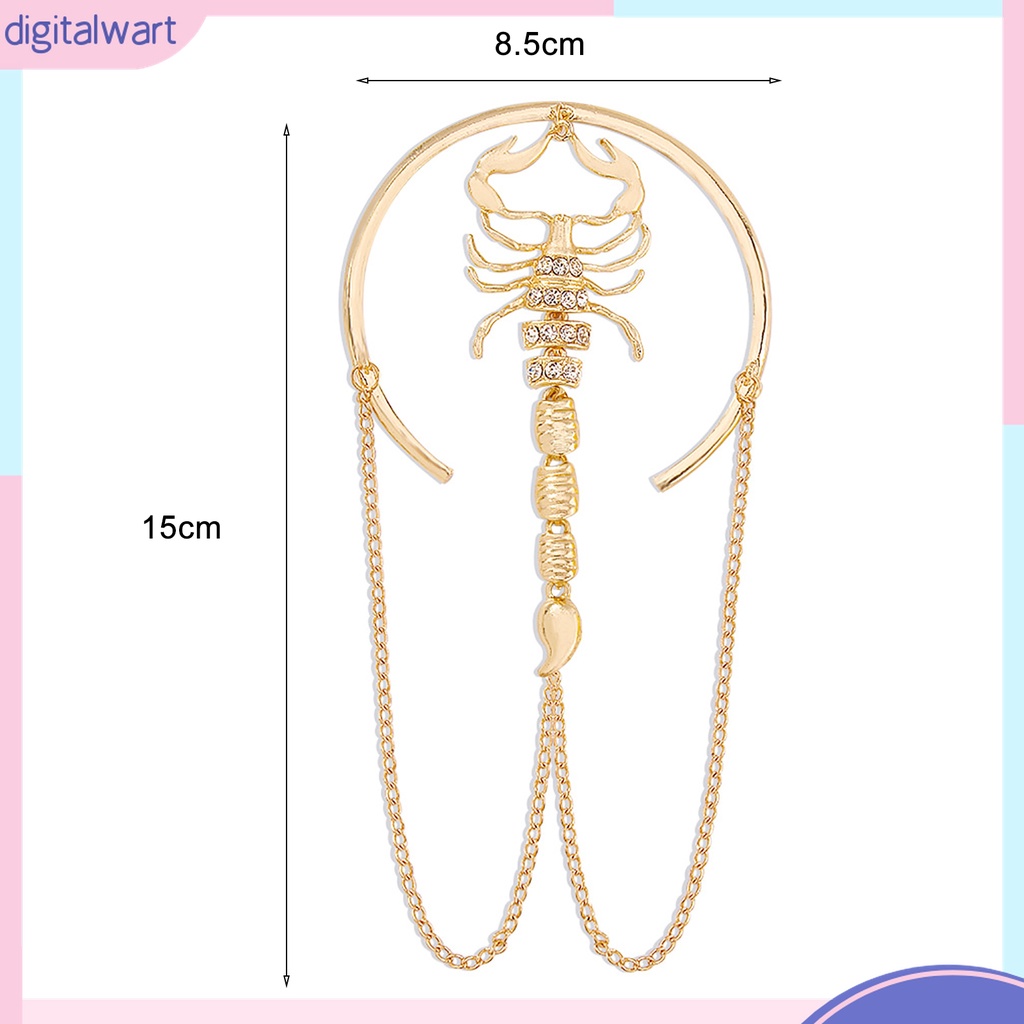 {digitalwart} Vòng Đeo Cánh Tay Dạng Trên Hình Bọ Cạp Gothic Lâu Trôi Sáng Lấp Lánh Dành Cho Câu Lạc Bộ Câu Lạc