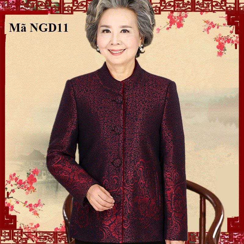 Áo khoác dạ cho người già, người lớn tuổi NGD11, NGD12
