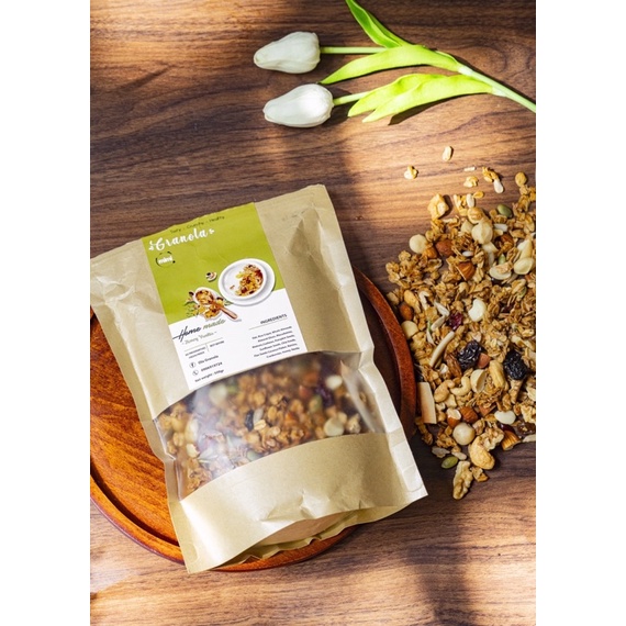 [Mã GROSALE giảm 10% đơn 150K] Hạt dinh dưỡng Ola Granola - Original Mixed Nuts gói 250g