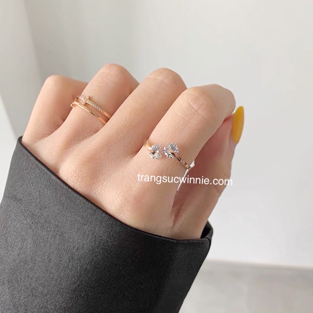 Nhẫn nữ titan bicy VH