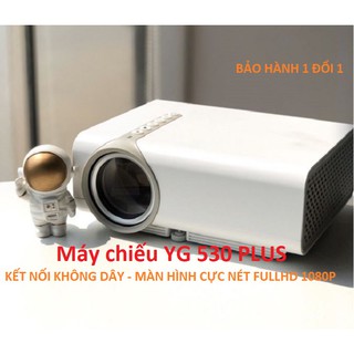 Máy Chiếu Mini YG530 Kết Nối Không Dây Qua Wifi Có Cổng Cắm HDMI+VGA Nhập Khẩu Chính Hãng BH 12 T