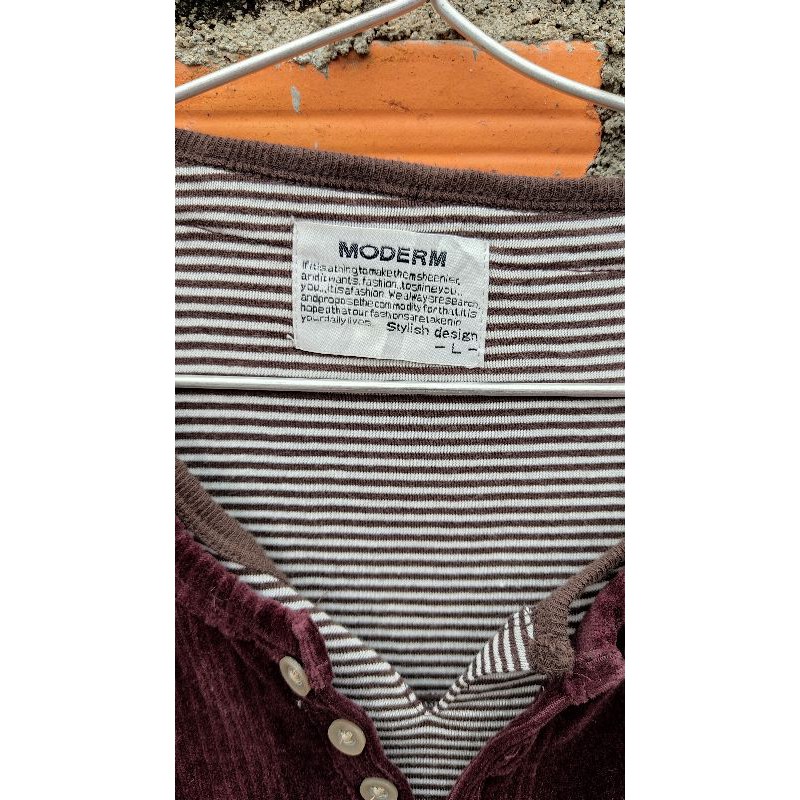 Áo nhung nam của Nhật size L