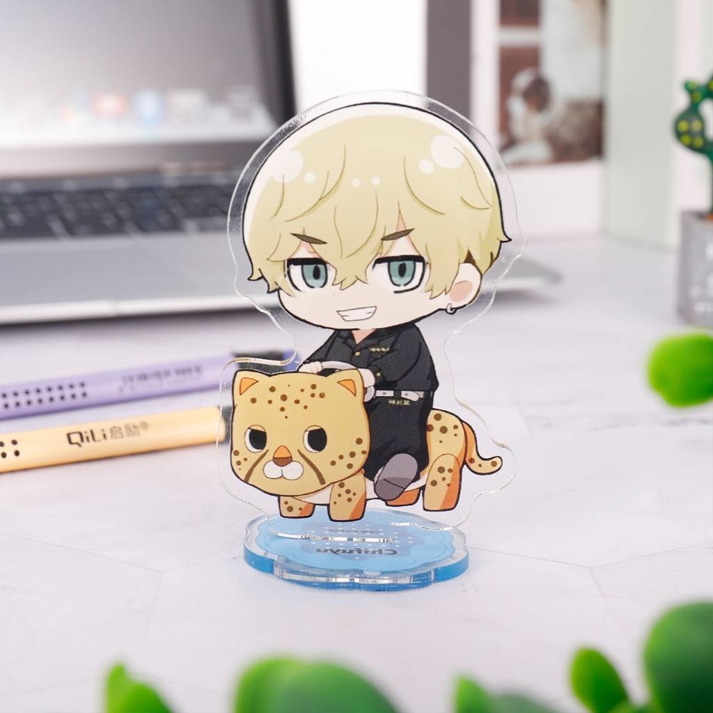 Mô hình nhân vật anime Genshin bằng acrylic có giá đỡ để bàn trang trí