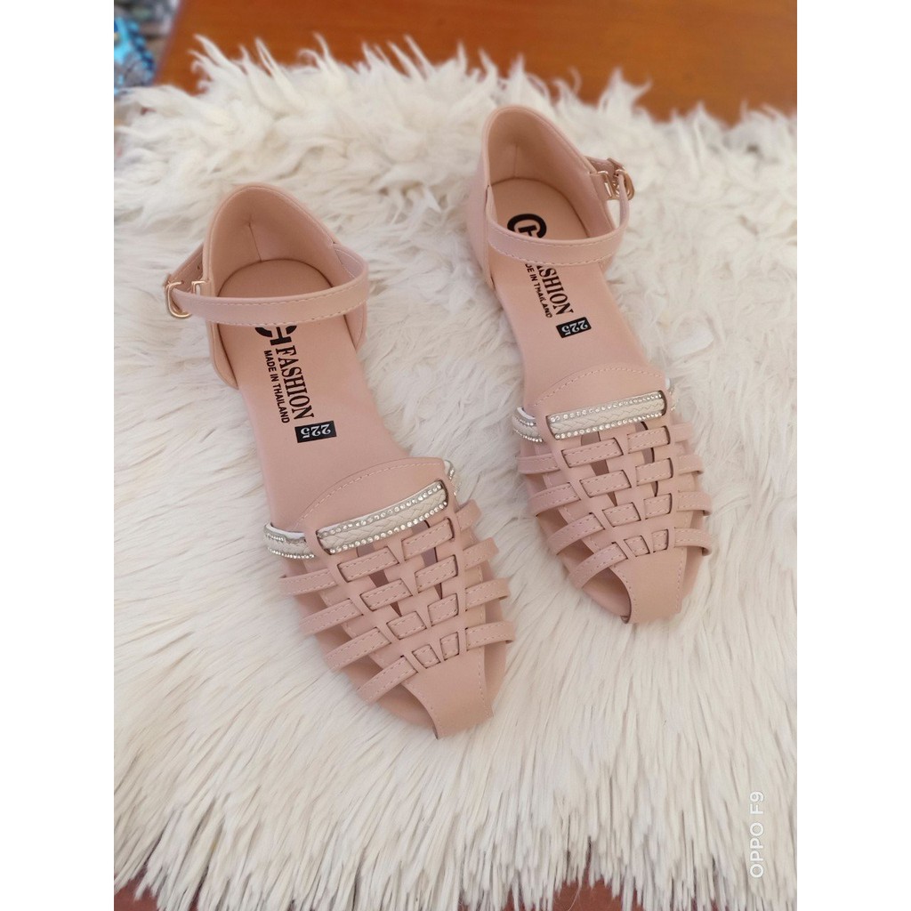 GIÀY SANDAL NỮ RỌ QUAI KIM TUYẾN