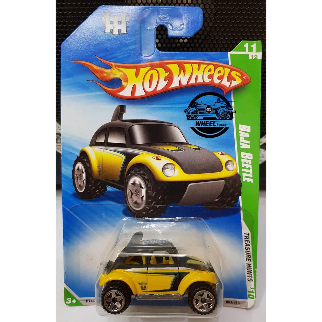 Xe mô hình đồ chơi Hotwheels 1:64 TREASURE HUNT - Volkswagen Beetle Baja Bug