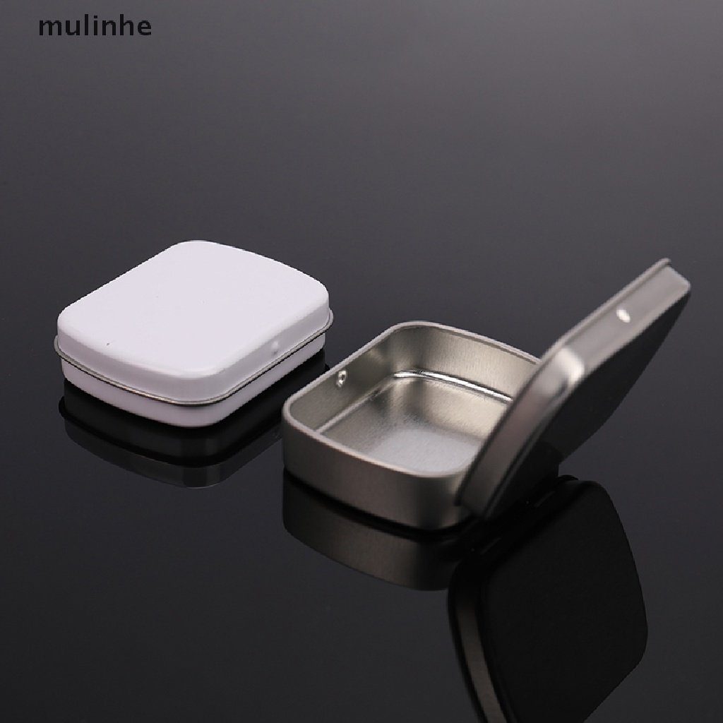 Hộp Đựng Chìa Khóa Sinh Tồn Bằng Kim Loại Nắp Lật Màu Đen / Bạc Kích Thước Nhỏ Tiện Dụng