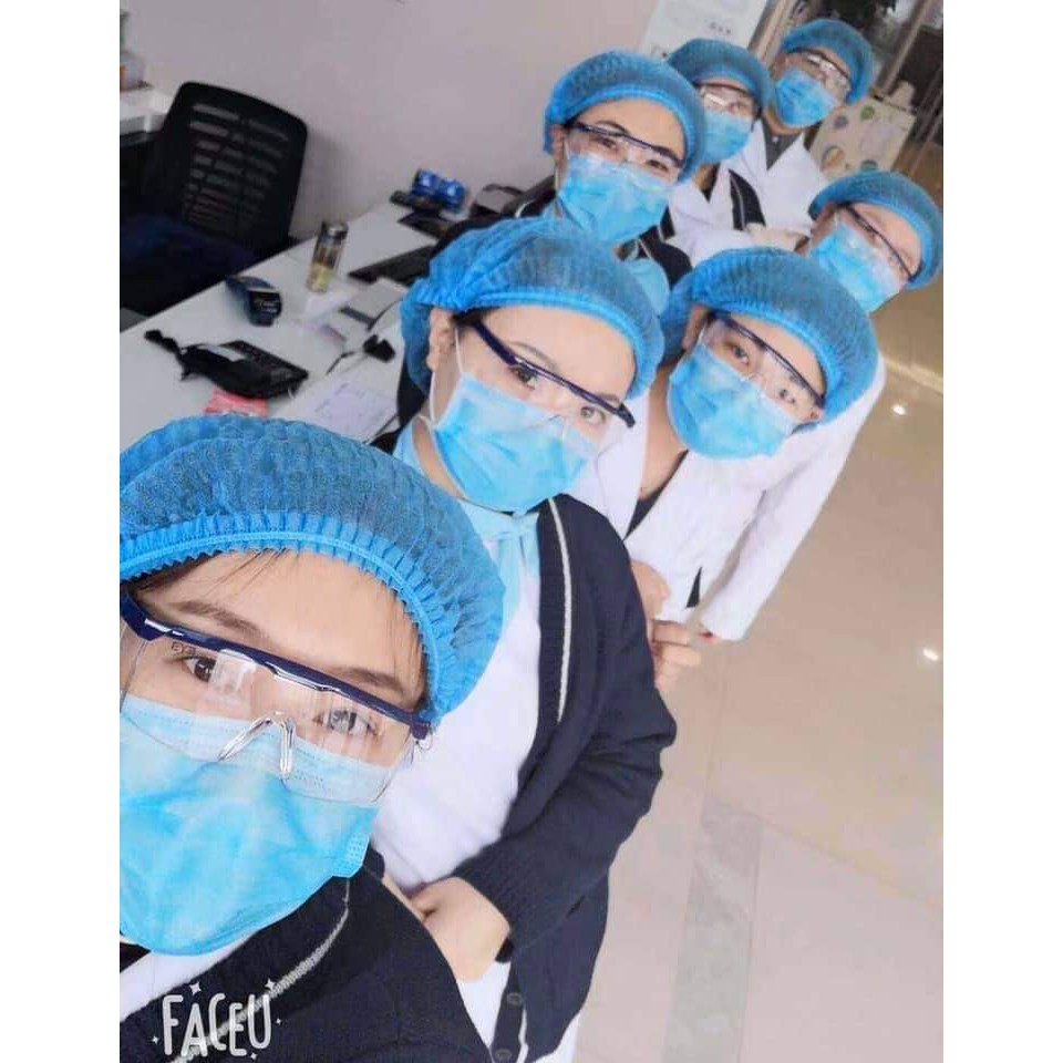 Kính bảo hộ chống dịch hàng chuẩn chống bụi, vi khuẩn, chống chói lóa 0 độ