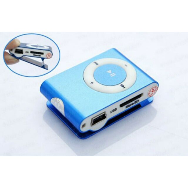 Máy mp3 vỏ nhôm nhiều màu- tặng cáp tai nghe