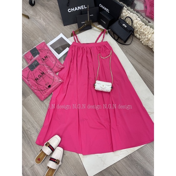 [ 225] Váy Maxi Dây Tết 2 Màu Dang Suông Siêu Xinh Có Ảnh Thật Kèm Video | BigBuy360 - bigbuy360.vn