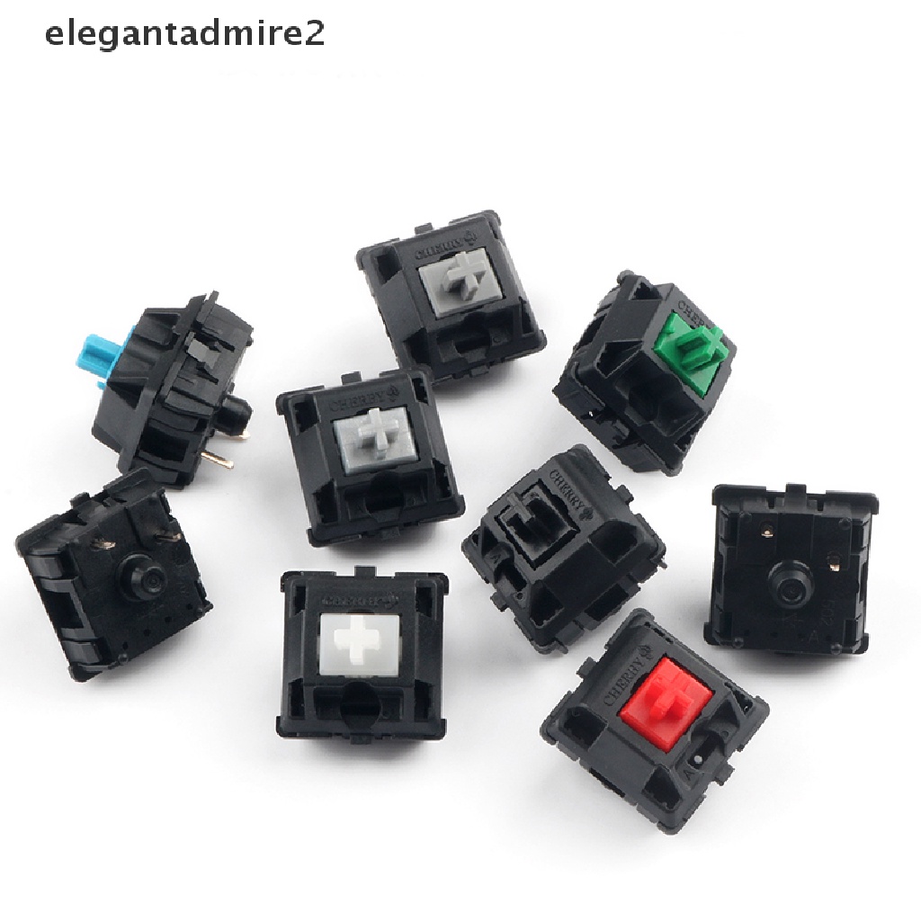 Công Tắc Bàn Phím Cơ Cherry MX Trục Im Lặng Màu Bạc