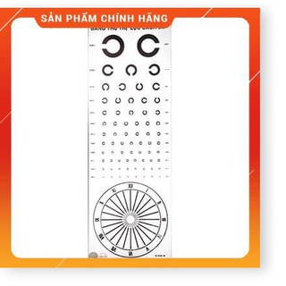 Bảng đo thị lực chữ C, kiểm tra tật khúc xạ
