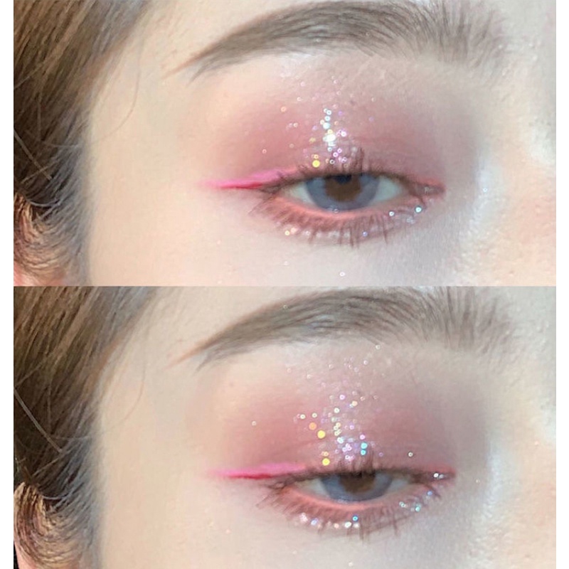 Bảng Phấn Mắt 9 Màu Lì Ánh Ngọc Trai Kháng Nước Chống Mồ Hôi Không Lem Nhòe Lâu Trôi