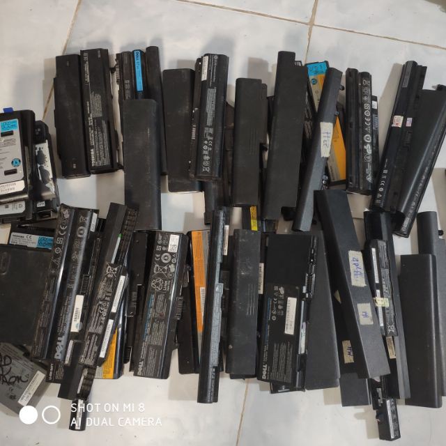 XÁC PIN LAPTOP CHẾT ĐỦ CÁC LOẠI DEL ,HP, ASUS, LENOVO,TOSHIBA......