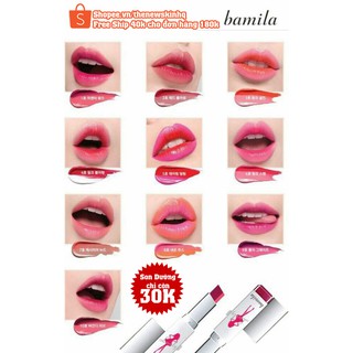 Son cô gái hai màu bamila