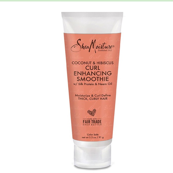 KEM DƯỠNG, GIỮ NẾP TÓC XOĂN SHEAMOISTURE COCONUT & HIBISCUS CURL ENHANCING SMOOTHIE | BigBuy360 - bigbuy360.vn