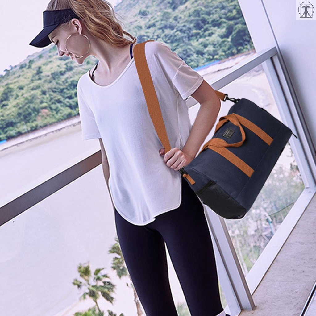 LM9920 Sport Handbag Dry Wet Separated Gym Bag Travel Fitness Training Yoga Bag with Wet Pocket & Shoes Compartment