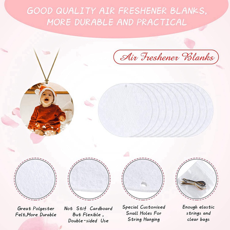 Set 100 Tấm Nỉ Nén Làm Mát Không Khí DIY Cho Xe Hơi