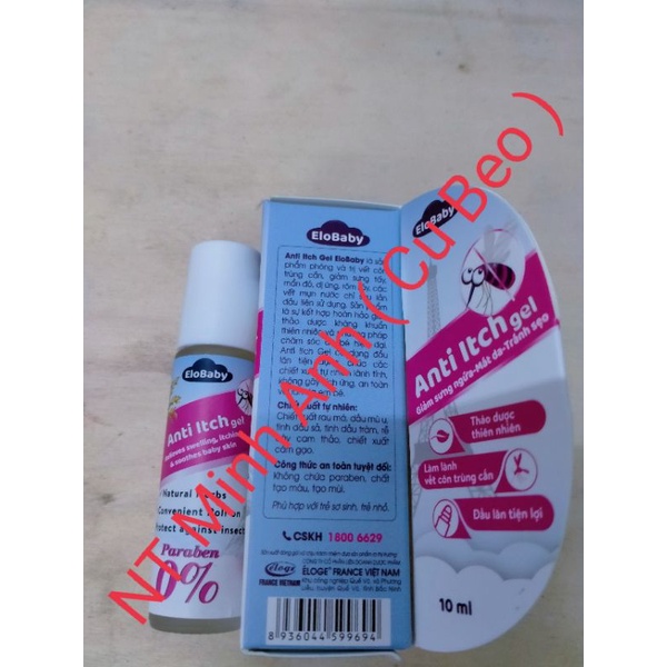 Gel lăn vết côn trùng, muỗi cắn ,đốt ANTI ITCH GEL ELOBABY🥰HÀNG CHÍNH HÃNG🥰