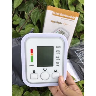 (chuyên sỉ) MÁY ĐÓ HUYẾT ÁP TỰ ĐỘNG ARM STYLE PLUS FULLBOX