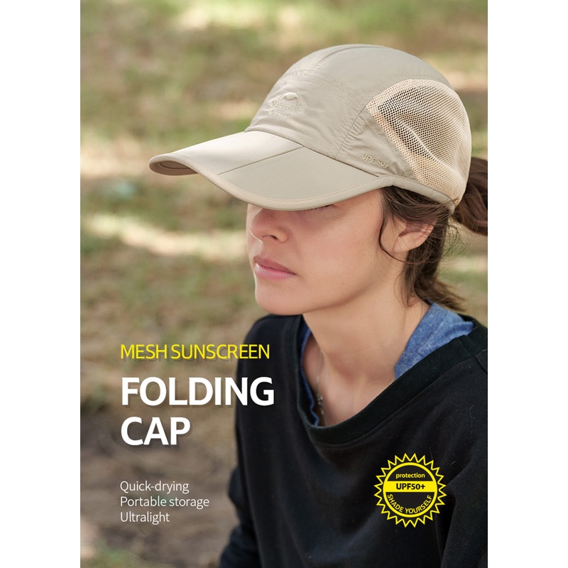 Mũ Lưỡi Trai Gấp Gọn Dã Ngoại Naturehike NH18H009-T Siêu Nhẹ Chống Nắng