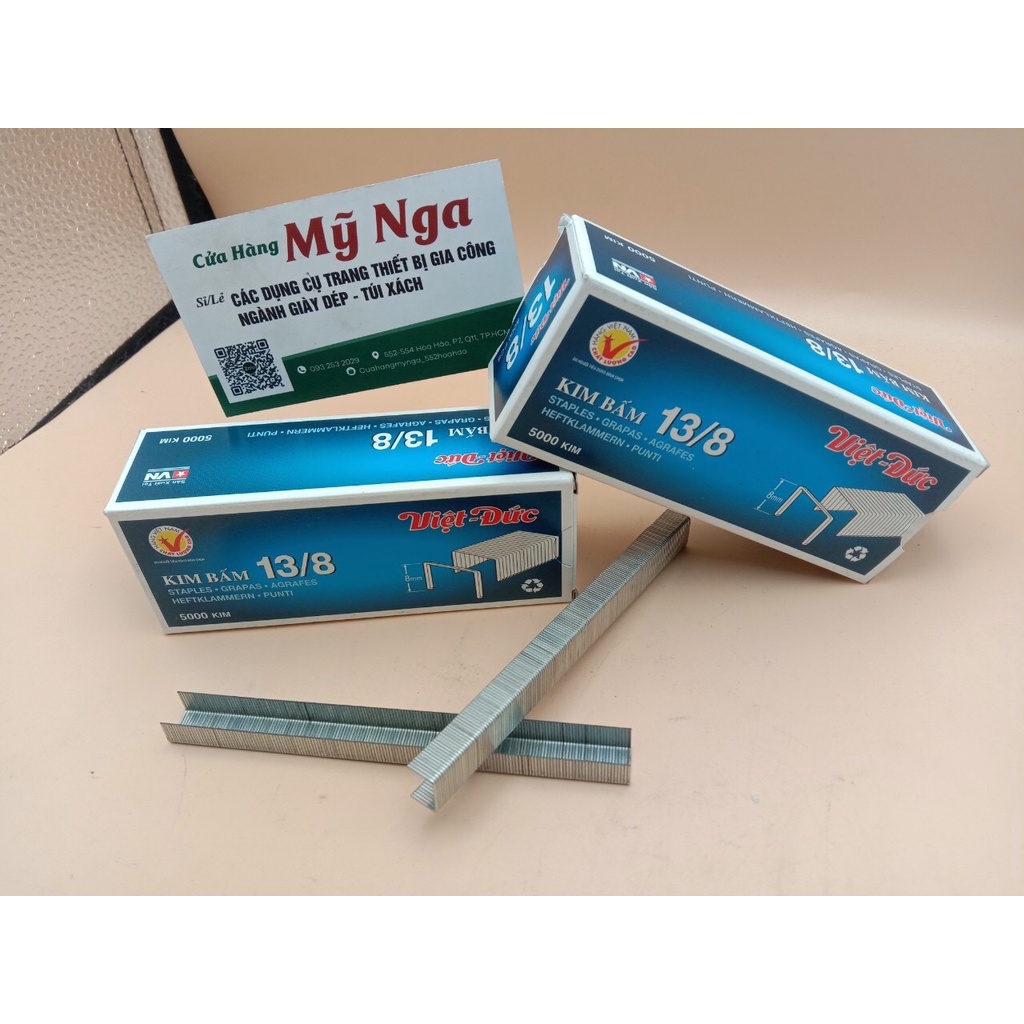 Đinh bấm việt-đức chuyên dùng cho máy bấm ghim yên xe , gỗ