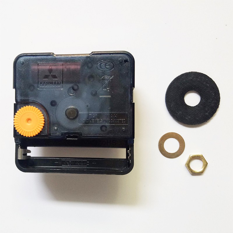 Kim trôi - Bộ kim đen 3.5cm và Máy đồng hồ treo tường loại tốt - Trục 5mm