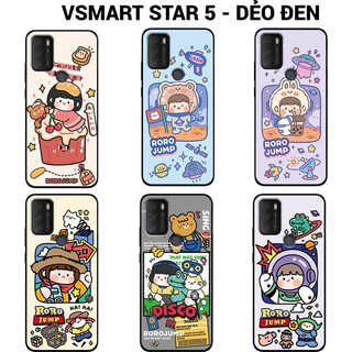 Ốp lưng Vsmart in hình bé gái Roro Jump Vsmart Joy 3/Joy 4/Live 4/Star 3/Star 4/Star 5/Active 3/Live