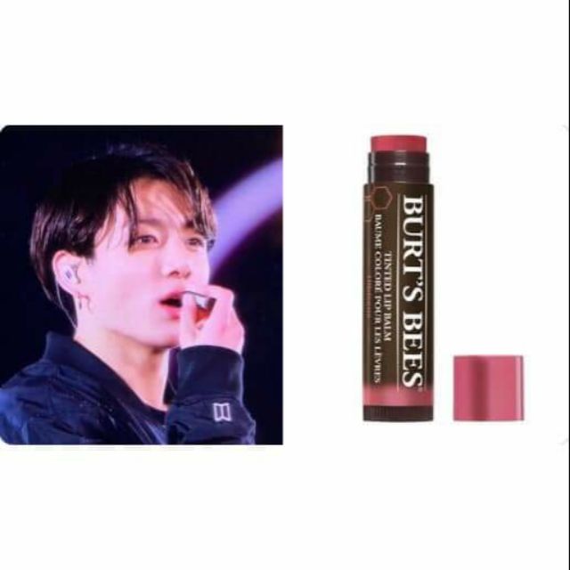 Son dưỡng Burt's Bees Jung Kook và RM BTS sử dụng