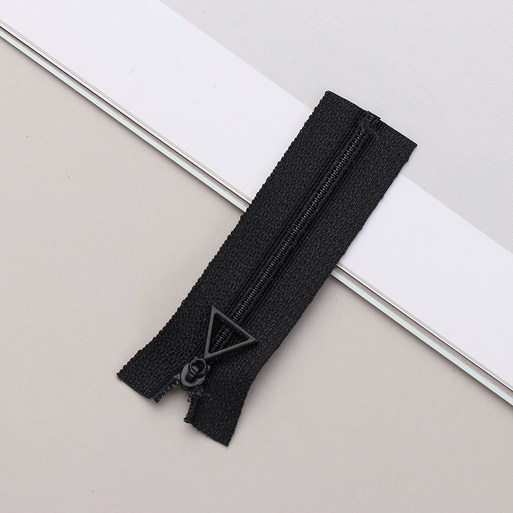 Bộ 5 dây khóa kéo mini đầu tam giác kích thước 6 cm gồm 20 màu dùng may quần áo búp bê thủ công DIY ROW