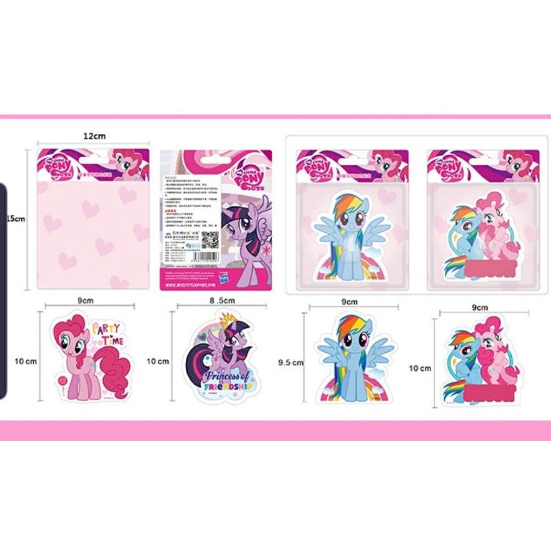 Móc Dán Tường Hình Ngựa Pony 3D  8*8.cm
