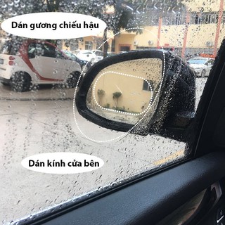 miếng dán gương ô tô chống nước