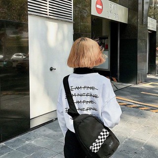 Áo thun tay dài I'm Fine Trắng