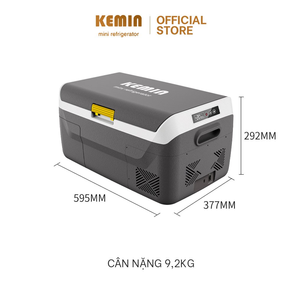 Tủ lạnh ô tô Kemin K15 - 15L Chính hãng - Làm đá siêu tốc