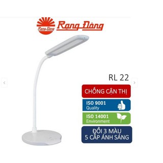 Đèn học chống cận Rạng Đông cảm ứng 3 chế độ màu RL22LED