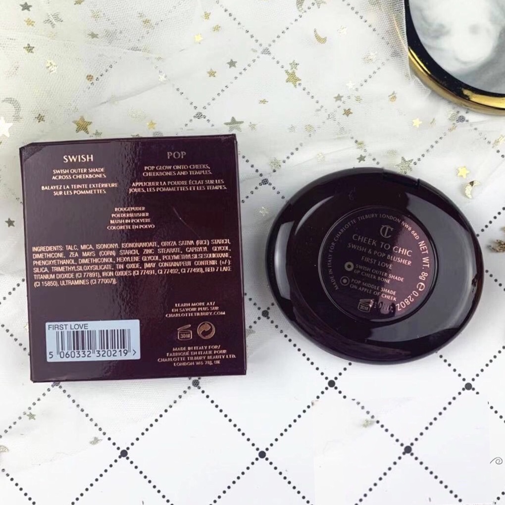 Charlotte Tilbury - Phấn Má Hồng Charlotte Tilbury Cheek To Chic Pilllow Talk/First Love Fulsize