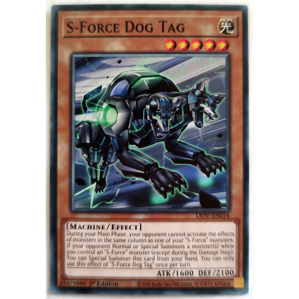 [Thẻ Yugioh] S-Force Dog Tag |EN| Common