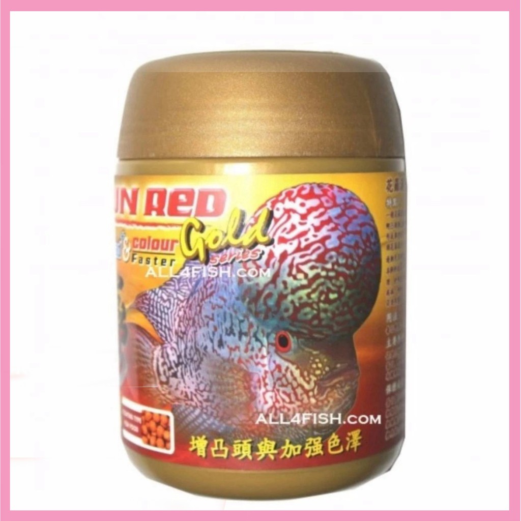 Thức ăn cá la hán SUN RED GOLD 120g