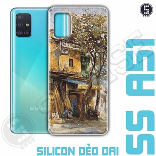 Ốp điện thoại Samsung A51 Dẻo Chống Shock Nhiều Mẫu Tuyển Tập 14 Phố Cổ Sơn Dầu A1513-CL14