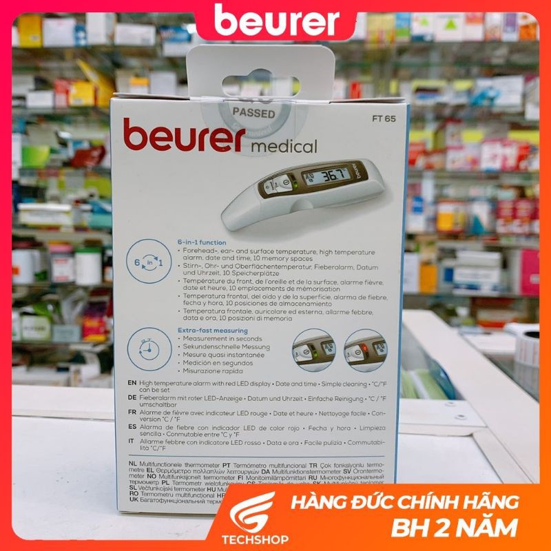 Nhiệt Kế Điện Tử Thương Hiệu Đức Beurer FT65 - Chất Lượng Cao