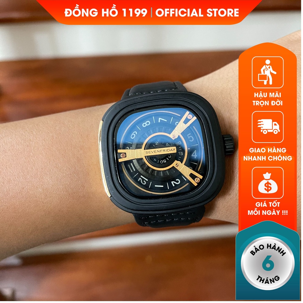 [QUÀ TẶNG]  Đồng Hồ Nam - Đồng Hồ Dây Da Chống Nước Chống Xước Máy Chuẩn Chất Liệu Thép Đặc 9214SD - 1199 Watches | BigBuy360 - bigbuy360.vn