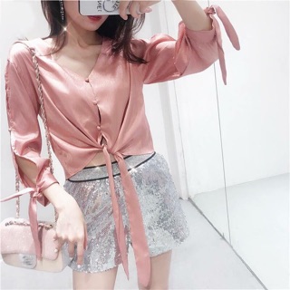 SET ÁO LỤA PHI BÓNG + CHÂN VÁY NHŨ